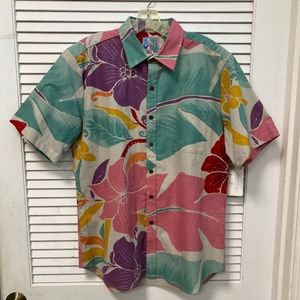 Jams World Dwarfana, Cotton Slim Fit Shirt w/ Coconut Buttons